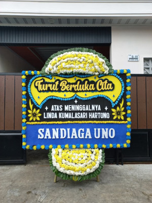 Papan Bunga Duka di Wukirharjo