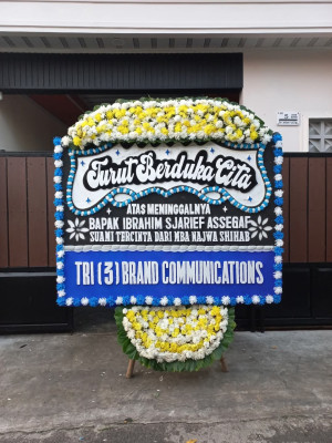 Papan Bunga Duka di Wukirharjo